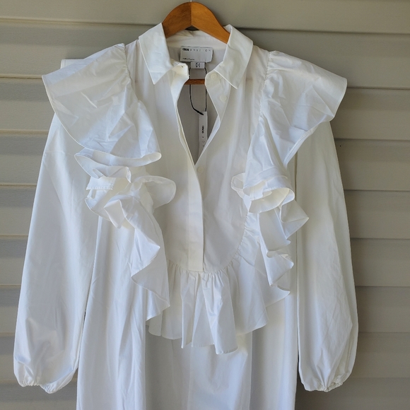 Asos Edition oversized white shirt dress - Picture 12 of 14